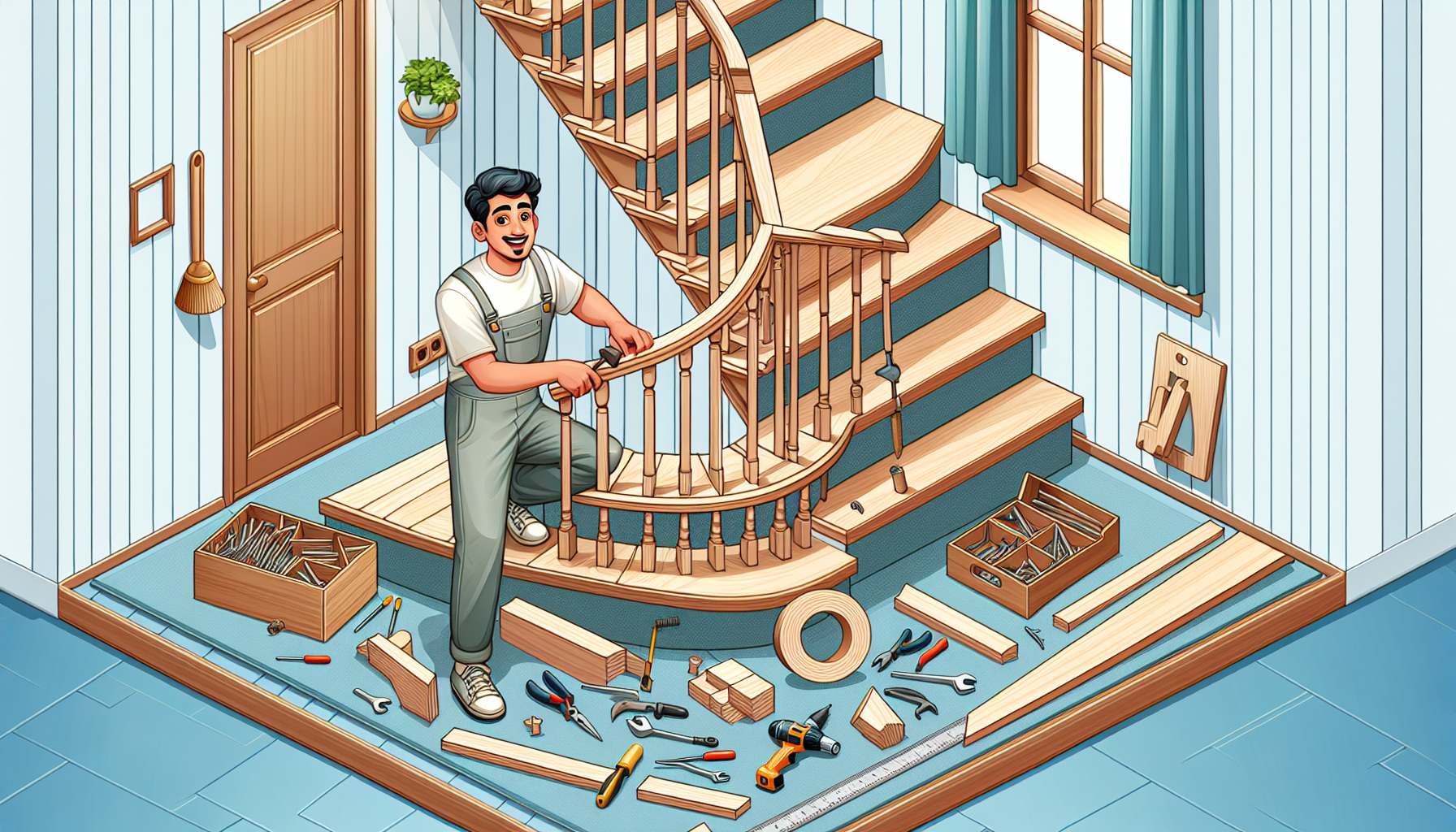 découvrez comment concevoir et fabriquer votre propre escalier d'angle avec notre guide complet. apprenez les étapes essentielles, les matériaux à utiliser et les astuces de professionnels pour créer un escalier à la fois fonctionnel et esthétique, parfaitement adapté à votre espace.