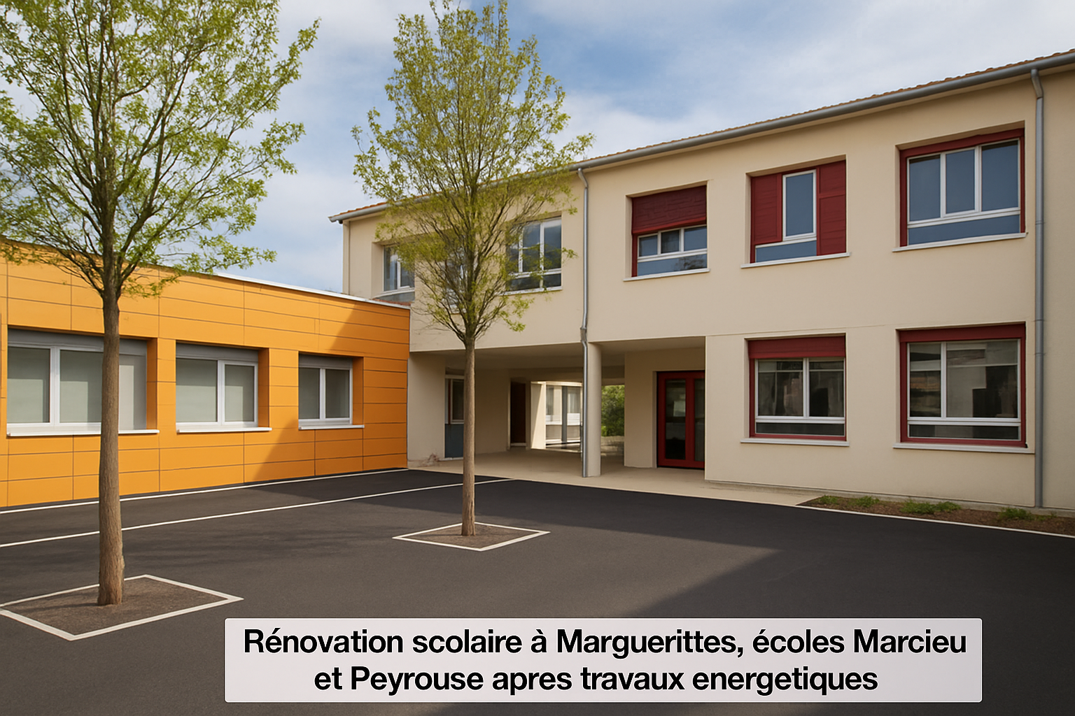 découvrez la réouverture des écoles marcieu et peyrouse à marguerittes après une rénovation énergétique complète, alliant confort et écologie pour un meilleur environnement d'apprentissage.