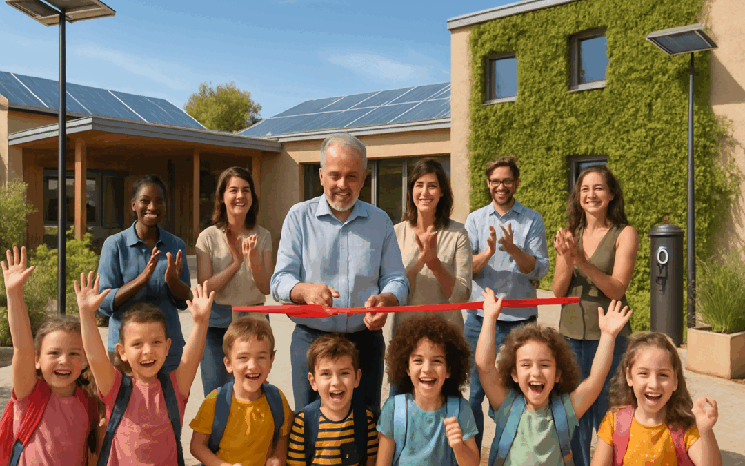 découvrez l'inauguration des écoles marcieu et peyrouse à marguerittes, rénovées pour promouvoir un avenir énergétique durable et innovant.
