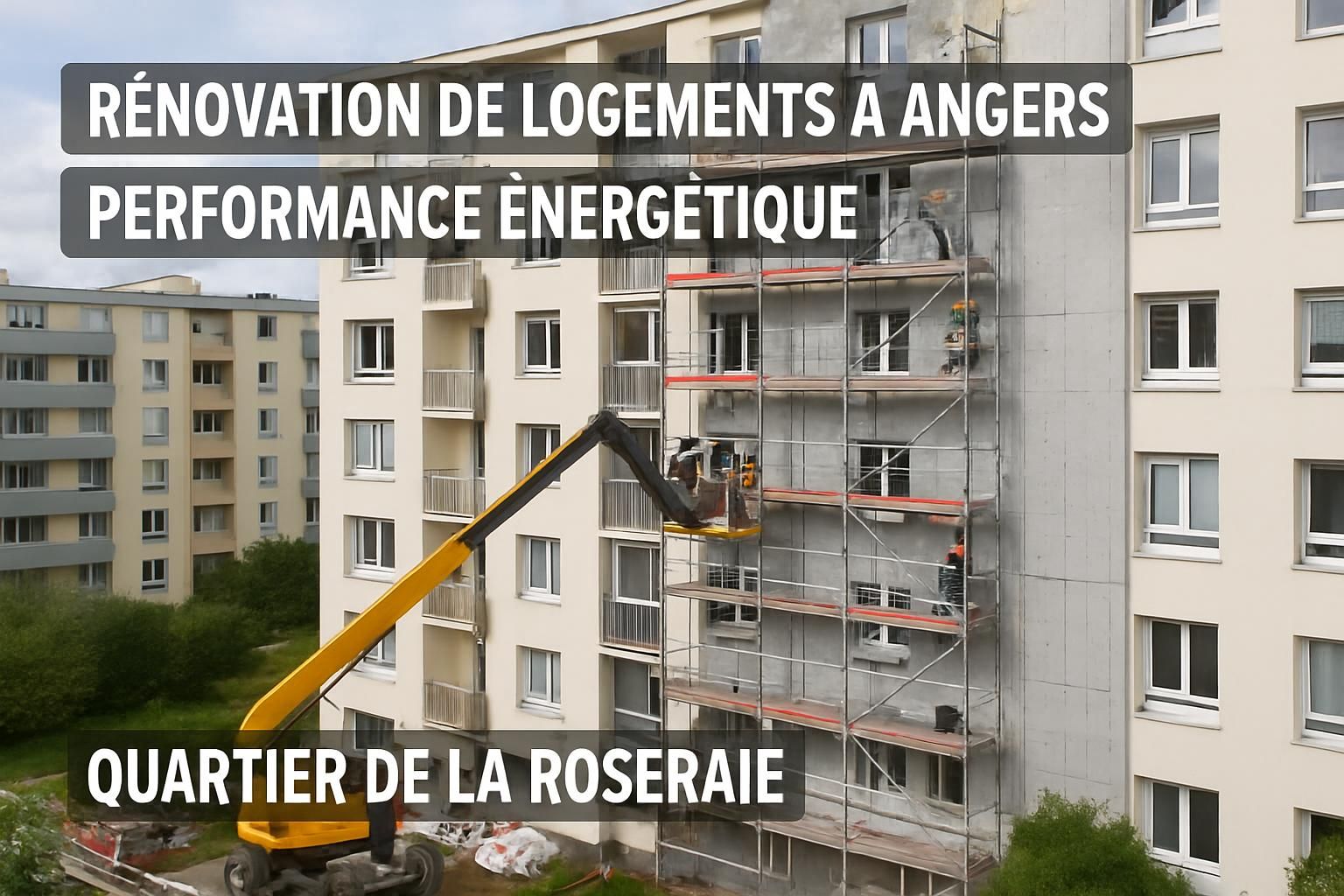 à angers, près de 200 logements ont été rénovés afin d'améliorer la performance énergétique du quartier, contribuant ainsi à un habitat plus durable et économique.