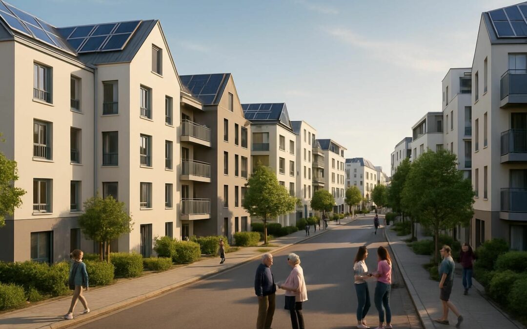 à angers, près de 200 logements ont été rénovés pour améliorer la performance énergétique du quartier, contribuant ainsi à un cadre de vie plus durable et confortable.