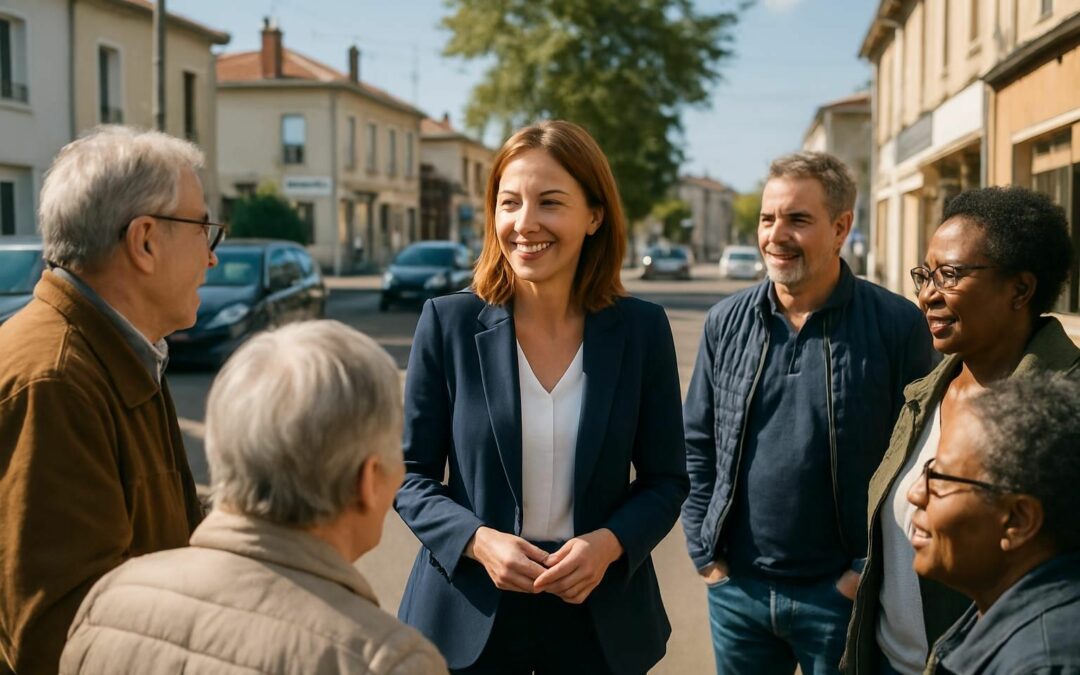 découvrez la visite d'une candidate aux élections métropolitaines à mions ce lundi, un moment clé pour rencontrer les électeurs et échanger sur les enjeux locaux.