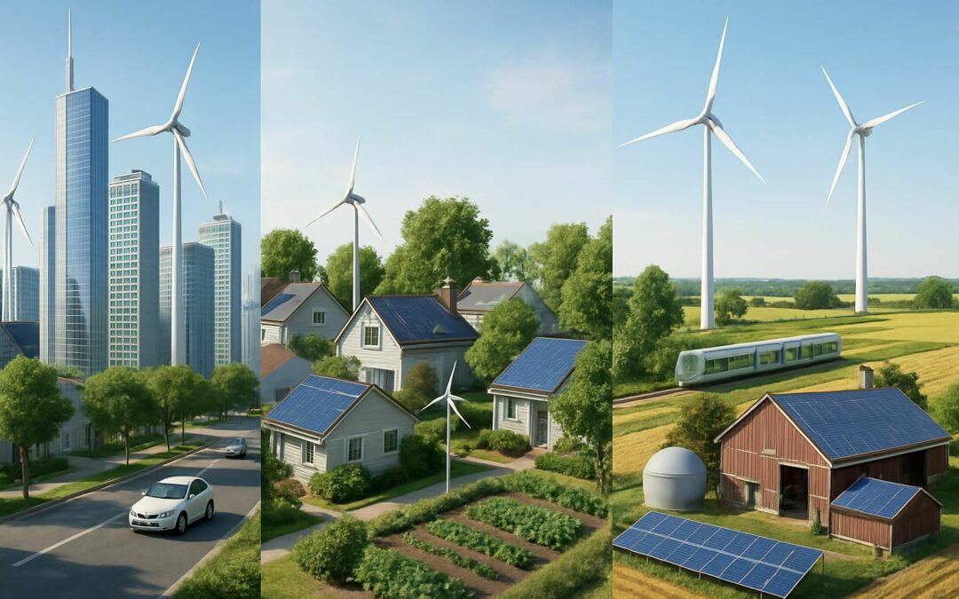 Énergie : stratégies adaptées aux métropoles, zones périurbaines et territoires ruraux