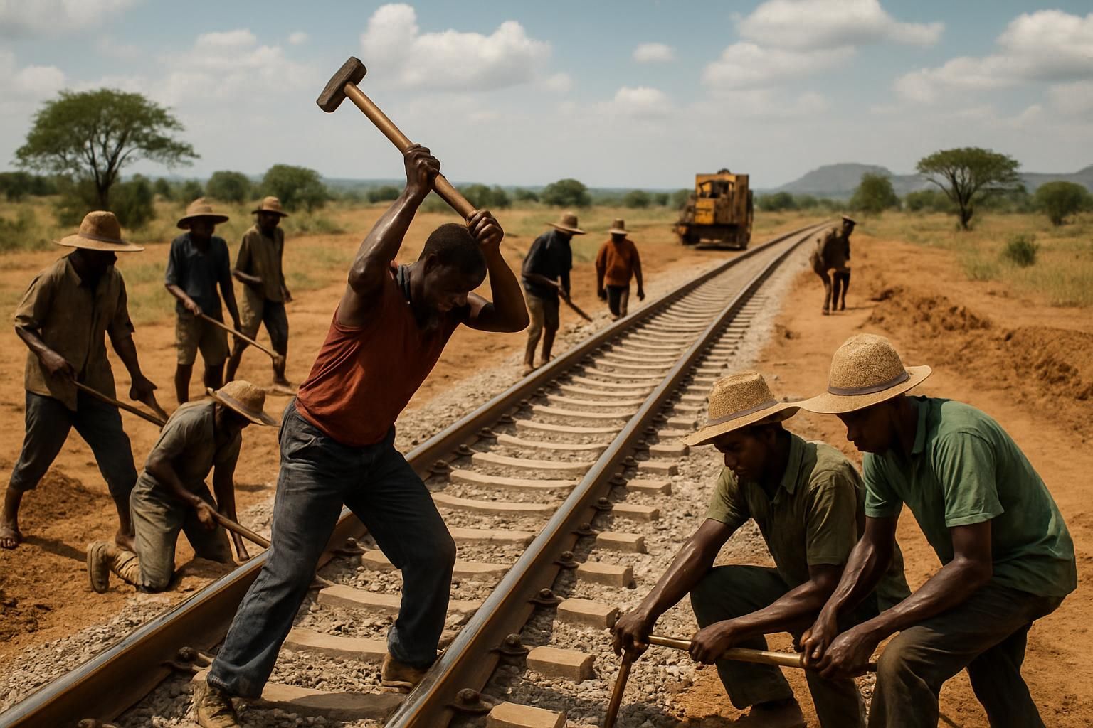 la chine inaugure un projet ferroviaire stratégique reliant la zambie à la tanzanie, visant à sécuriser l'approvisionnement en métaux essentiels pour le développement industriel.