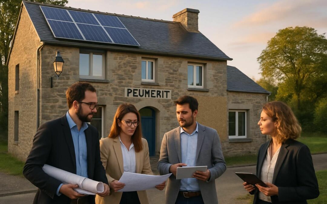 peumerit entame la rénovation énergétique de ses bâtiments communaux grâce à la collaboration avec un nouveau cabinet d'architectes, visant à améliorer l'efficacité énergétique et le confort des infrastructures.