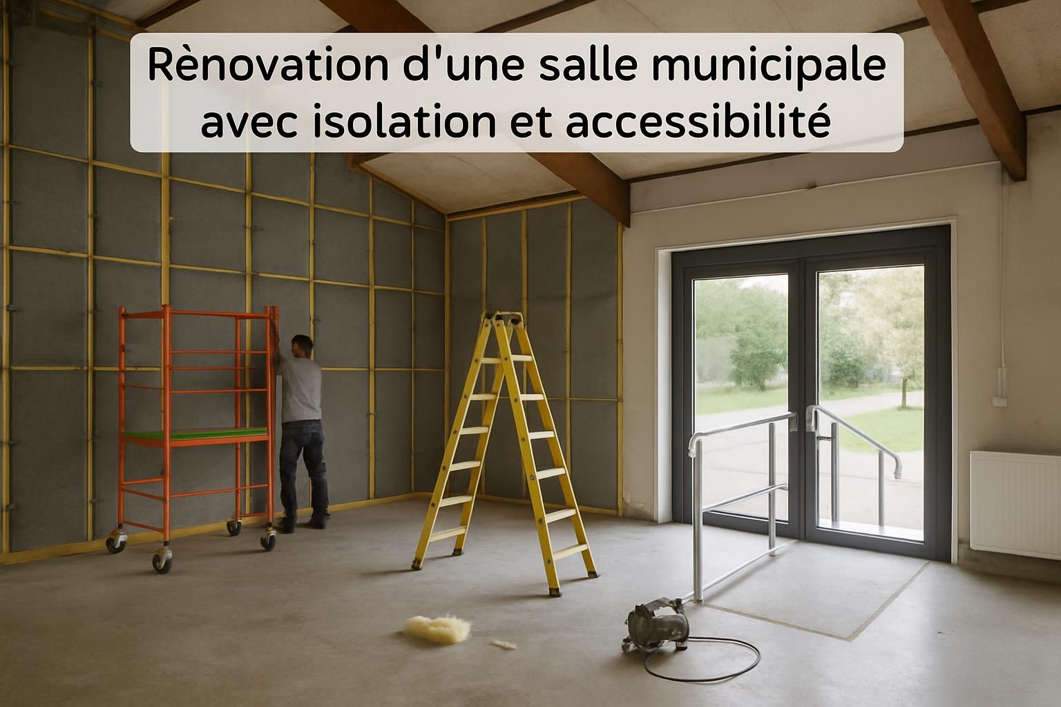 découvrez la rénovation inclusive d'une salle municipale, axée sur une meilleure isolation et une réorganisation pensée pour garantir un futur plus accessible à tous.
