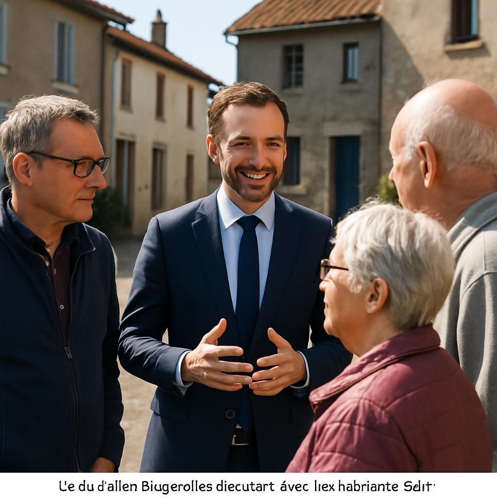 à saint-beauzire, le député julien brugerolles s'engage dans un dialogue constructif sur les défis de l'inflation et les enjeux de la transition énergétique.
