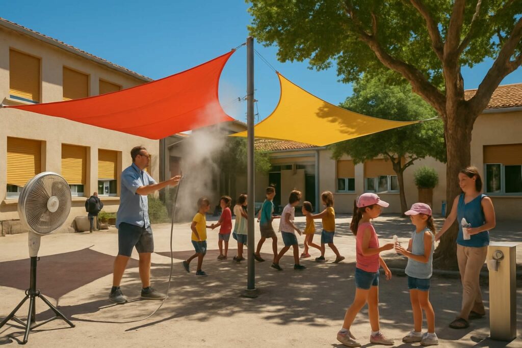 dans le sud de la france, les écoles mettent en place des mesures pour anticiper et gérer efficacement les prochaines vagues de chaleur afin d'assurer le confort et la sécurité des élèves.