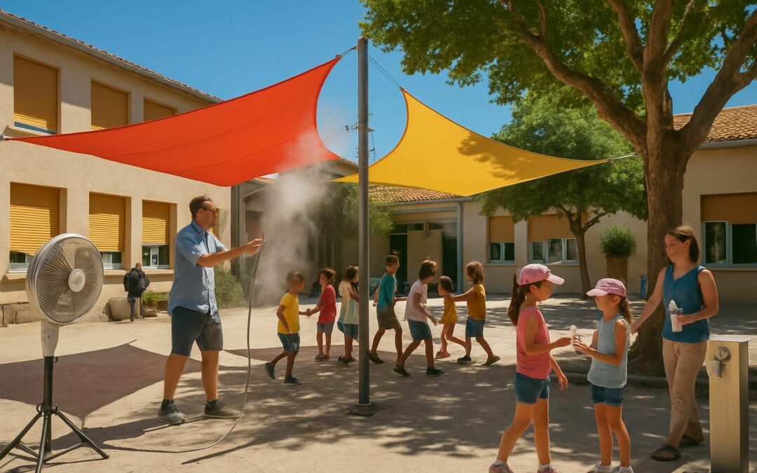 dans le sud de la france, les écoles mettent en place des mesures pour anticiper et gérer efficacement les prochaines vagues de chaleur afin d'assurer le confort et la sécurité des élèves.