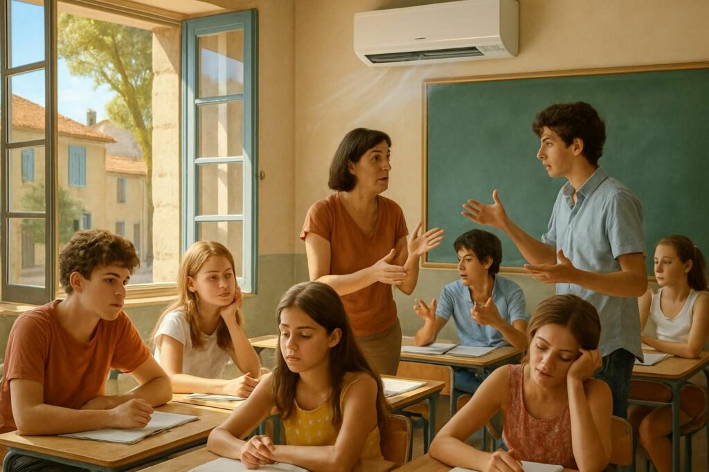 découvrez les enjeux du débat croissant autour de l'installation de la climatisation dans les écoles du sud de la france, entre confort des élèves et contraintes énergétiques.