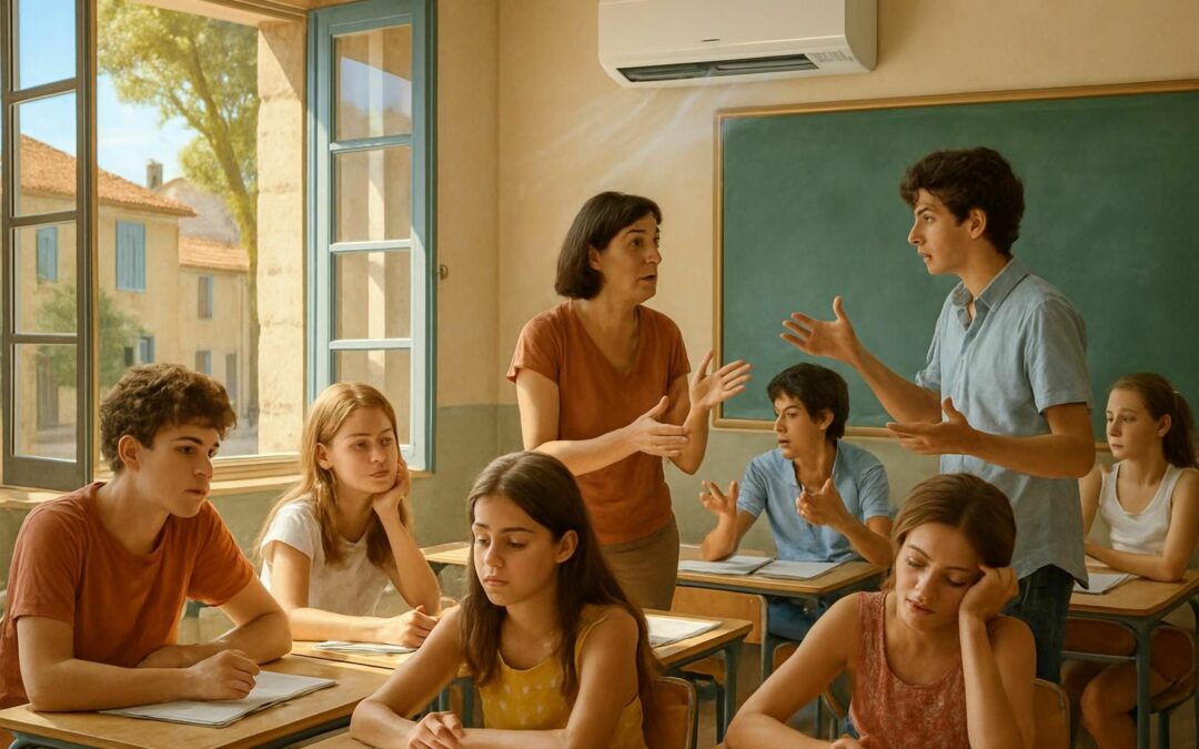 découvrez les enjeux du débat croissant autour de l'installation de la climatisation dans les écoles du sud de la france, entre confort des élèves et contraintes énergétiques.