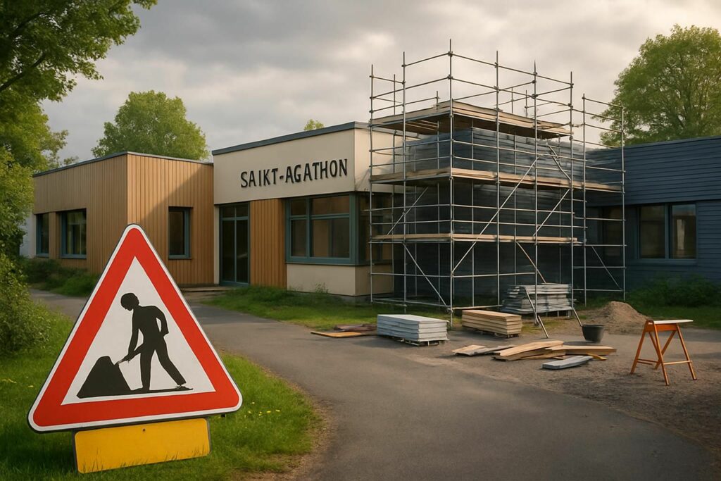 saint-agathon : le projet de rénovation énergétique du groupe scolaire est actuellement en pause, impactant les travaux prévus pour améliorer l'efficacité énergétique des bâtiments.