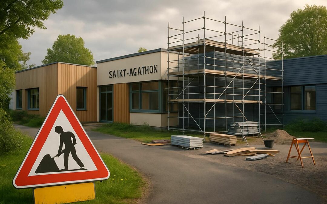 saint-agathon : le projet de rénovation énergétique du groupe scolaire est actuellement en pause, impactant les travaux prévus pour améliorer l'efficacité énergétique des bâtiments.