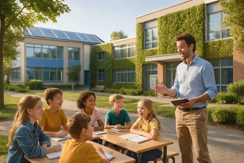 découvrez comment les pays voisins innovent avec un début des cours anticipé, des réformes du calendrier scolaire et des projets de rénovation énergétique pour un avenir durable.