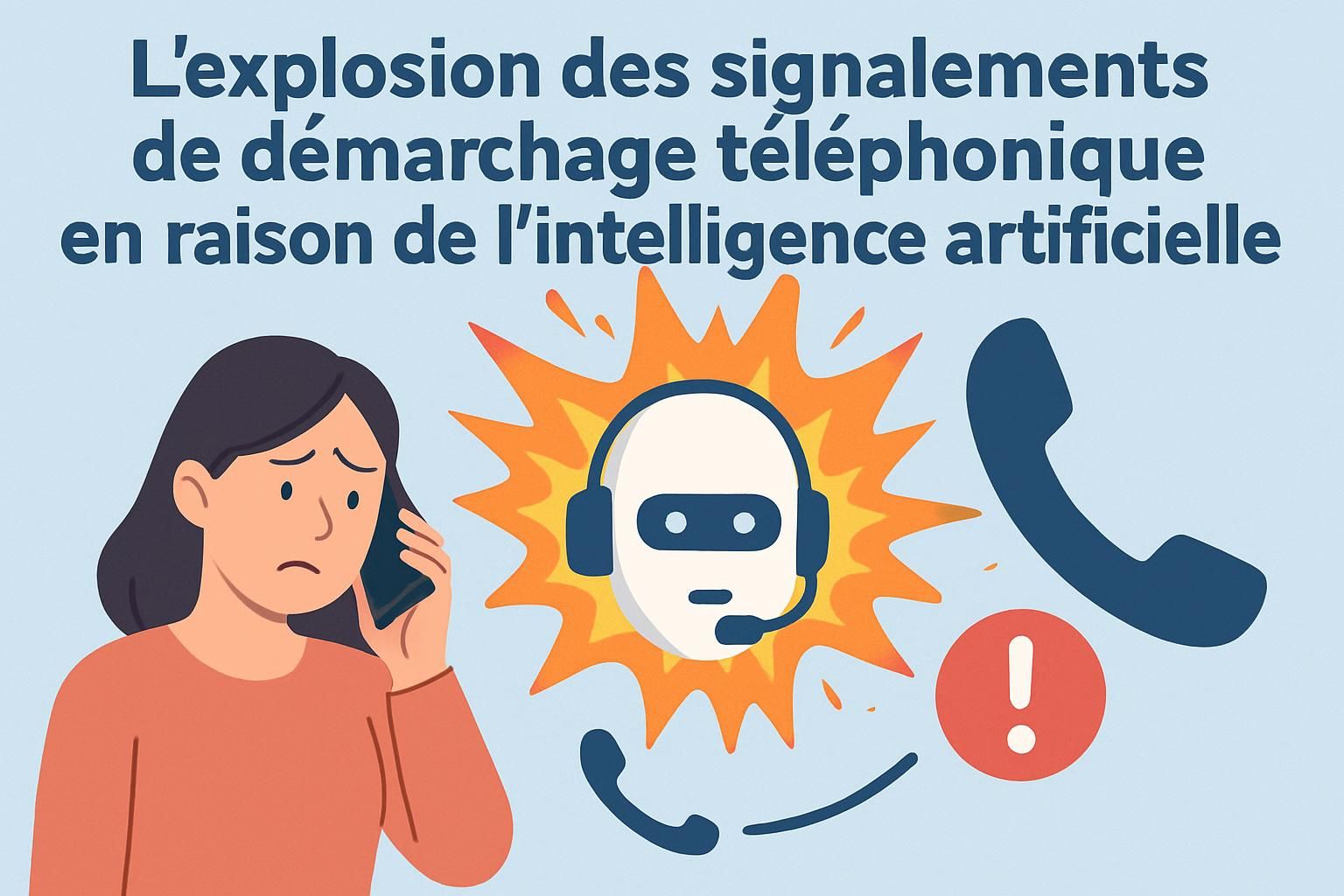 découvrez comment l'essor de l'intelligence artificielle entraîne une explosion des signalements de démarchage téléphonique avant l'entrée en vigueur de l'interdiction totale.
