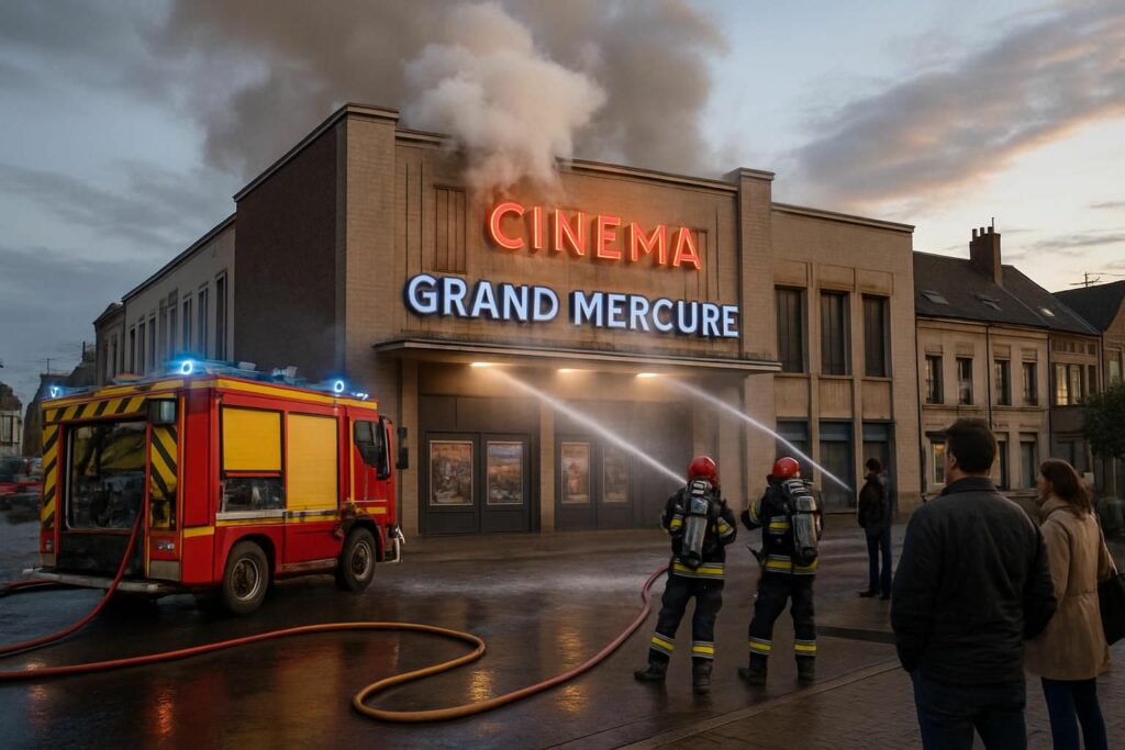 incendie maîtrisé au cinéma grand mercure d’elbeuf : aucun blessé enregistré et les dégâts sont sous contrôle.