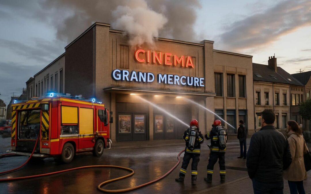 Incendie au cinéma Grand Mercure d’Elbeuf : aucun blessé et dégâts maîtrisés