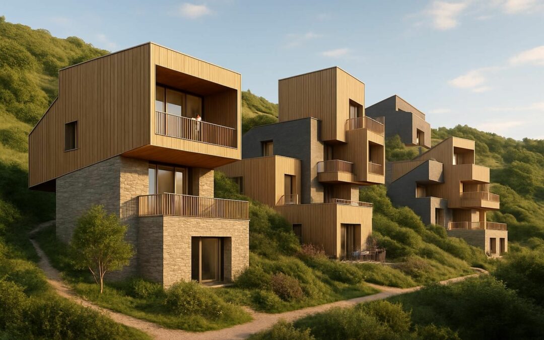 découvrez le projet innovant de logements atypiques au mont de couppes au portel, alliant originalité et confort dans un cadre unique.