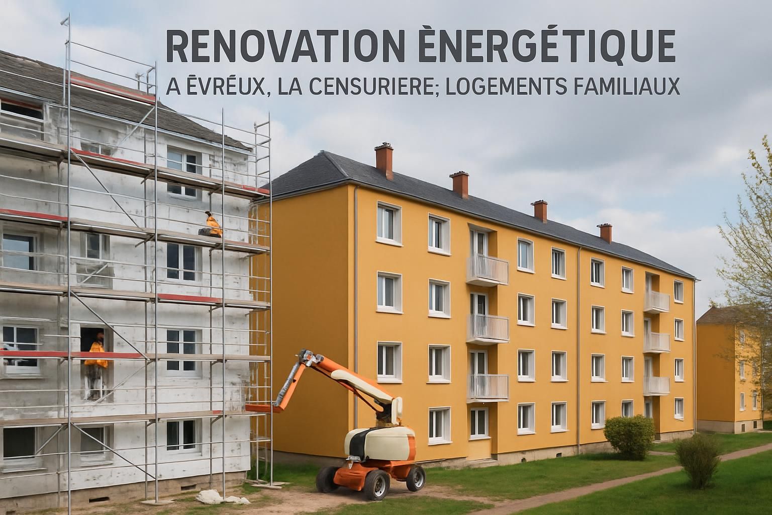 à évreux, la censurière : 46 familles bénéficient d'une rénovation énergétique qui améliore leur confort tout en réalisant des économies d'énergie significatives.