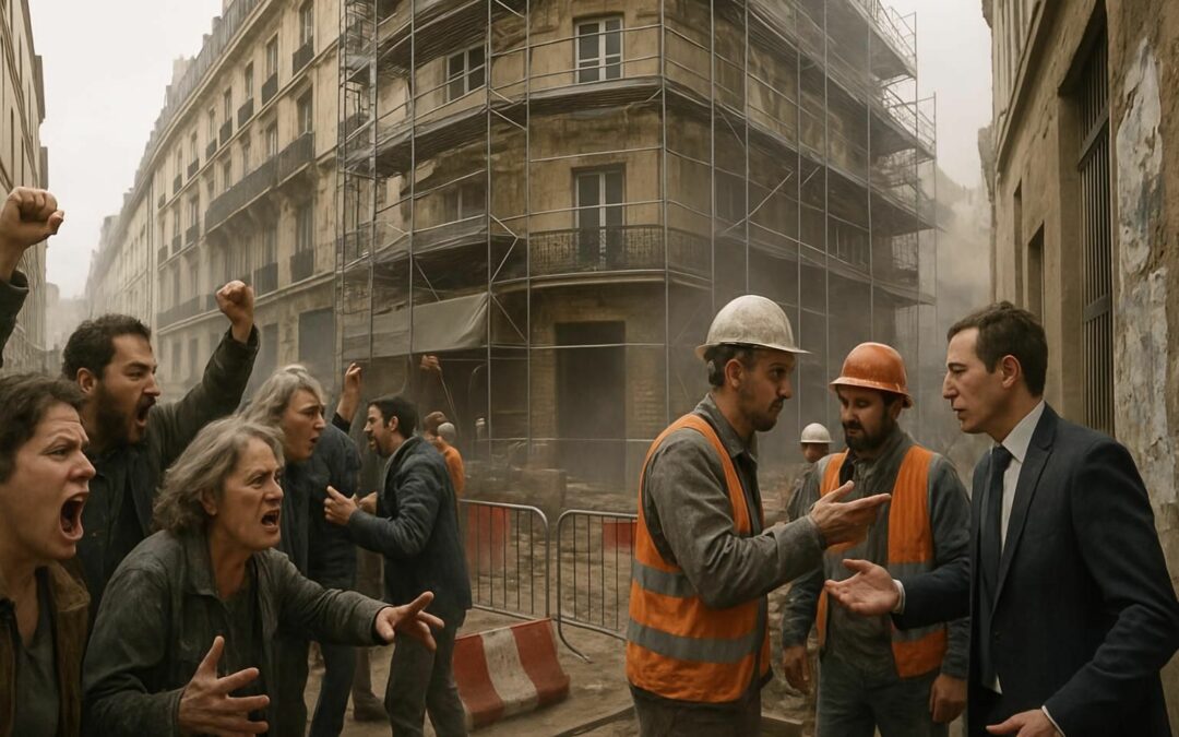 découvrez les tensions et divisions qui émergent à mouchotte autour du projet de rénovation de l'immeuble parisien, entre débats houleux et enjeux locaux.