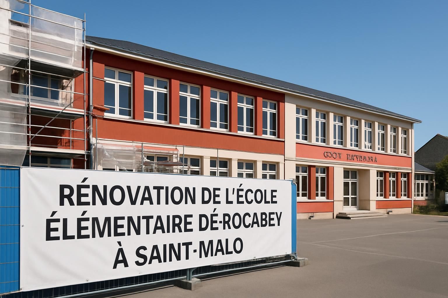 à saint-malo, l'école élémentaire de rocabey sera fermée pendant un an pour travaux de rénovation. découvrez où les 100 élèves et leurs enseignants seront accueillis durant cette période.
