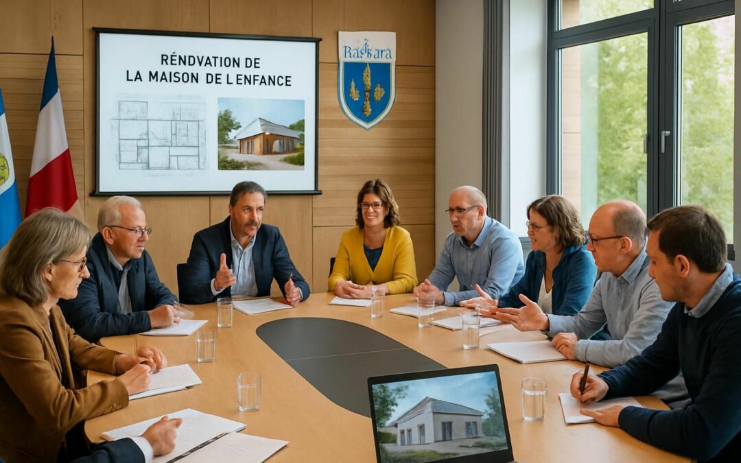 le conseil municipal de saint-évarzec s'est réuni le mardi 21 juillet pour discuter en priorité de la rénovation de la maison de l’enfance, un projet central pour la commune.