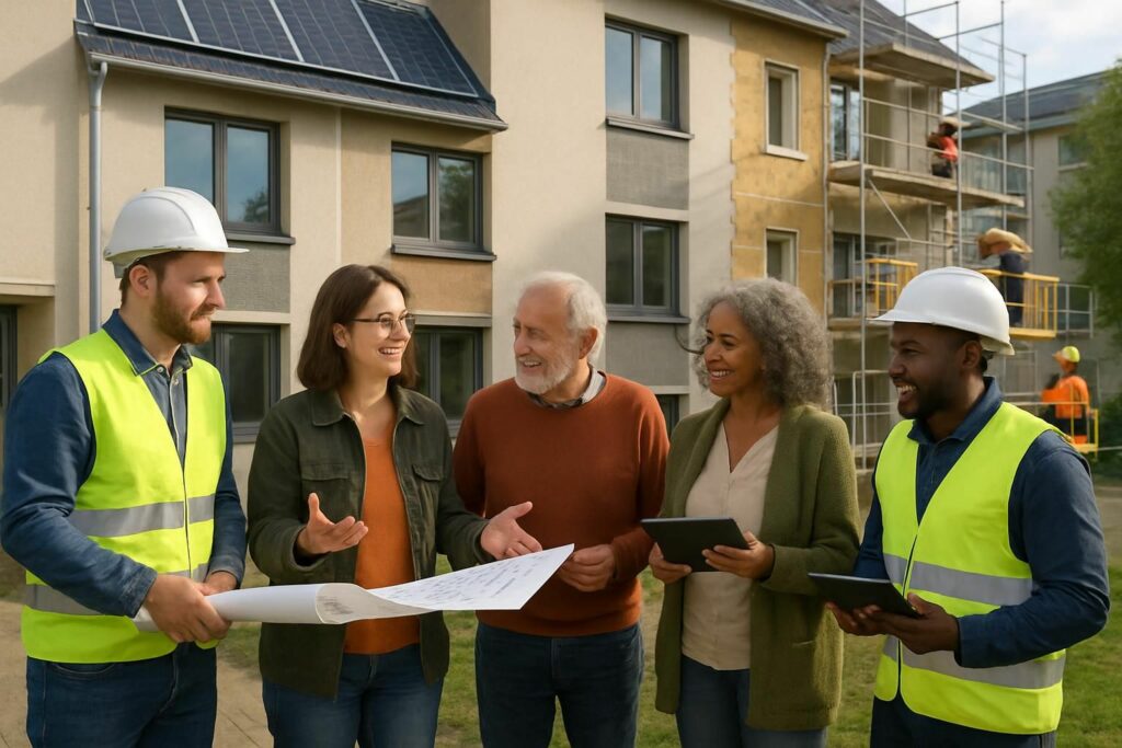 participez à la grande enquête sur la rénovation énergétique collective et l'auto-réhabilitation, destinée aux acteurs engagés pour un habitat durable et éco-responsable.