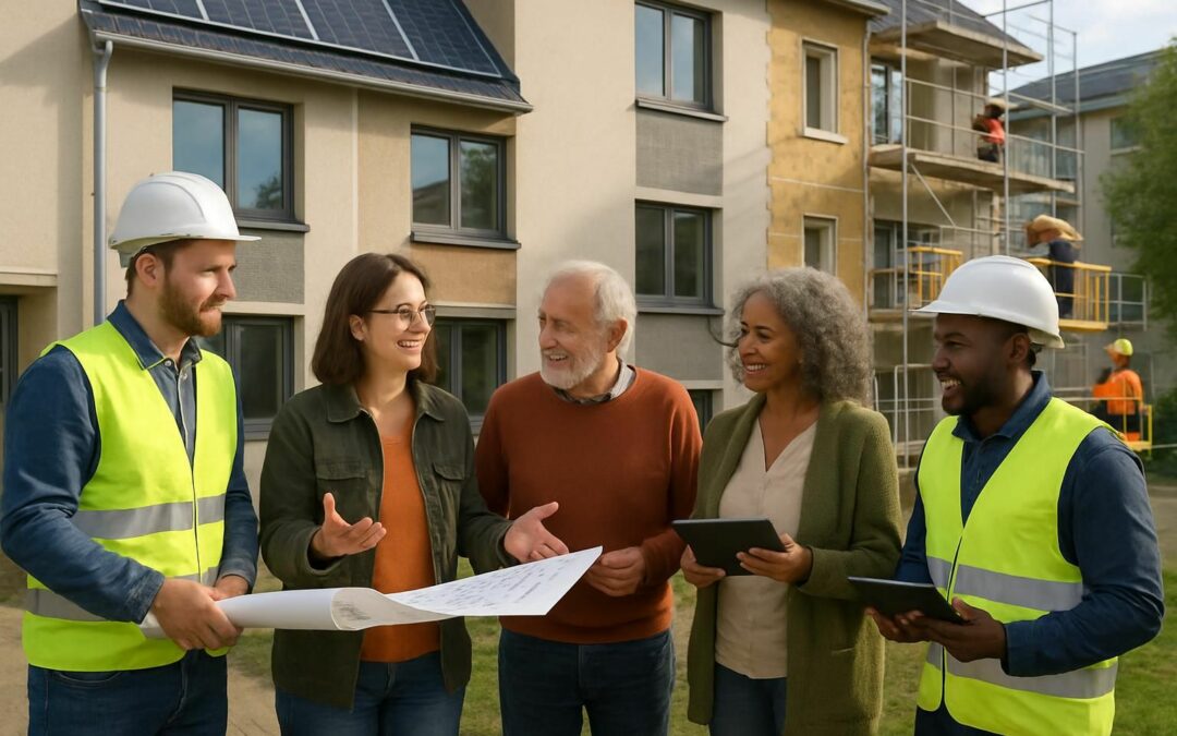 participez à la grande enquête sur la rénovation énergétique collective et l'auto-réhabilitation, destinée aux acteurs engagés pour un habitat durable et éco-responsable.