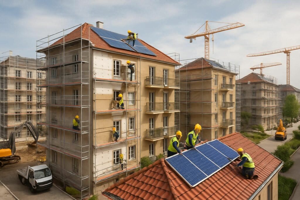 découvrez comment un investissement de plus de huit millions d'euros permet la rénovation énergétique et la valorisation esthétique de 116 bâtiments, alliant performance et beauté pour un avenir durable.