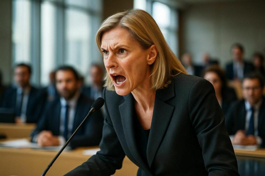 agnès pannier-runacher répond avec fermeté aux accusations en défendant les avancées écologiques du gouvernement macron, affirmant la réalité des réussites environnementales.