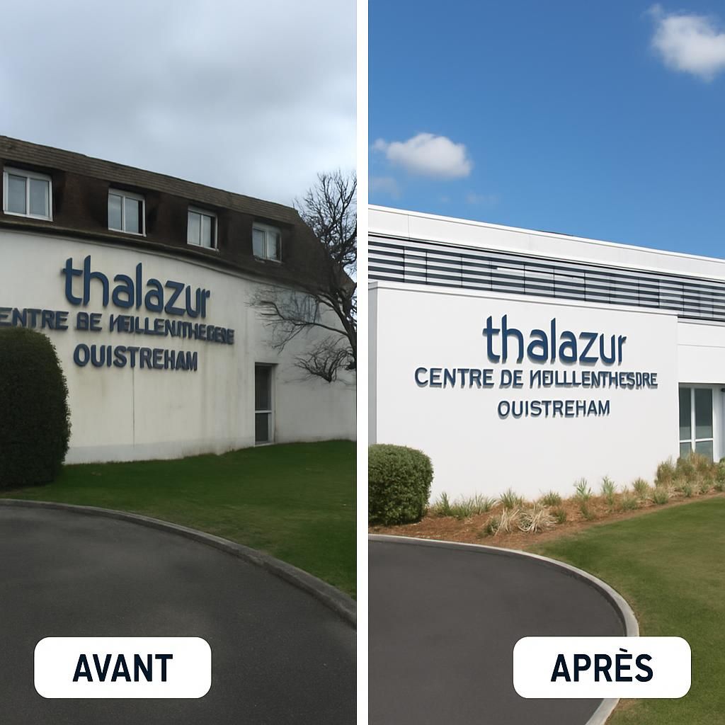 découvrez la transformation exceptionnelle du centre de thalassothérapie thalazur à ouistreham : un espace moderne et revitalisé vous attend après une rénovation complète.