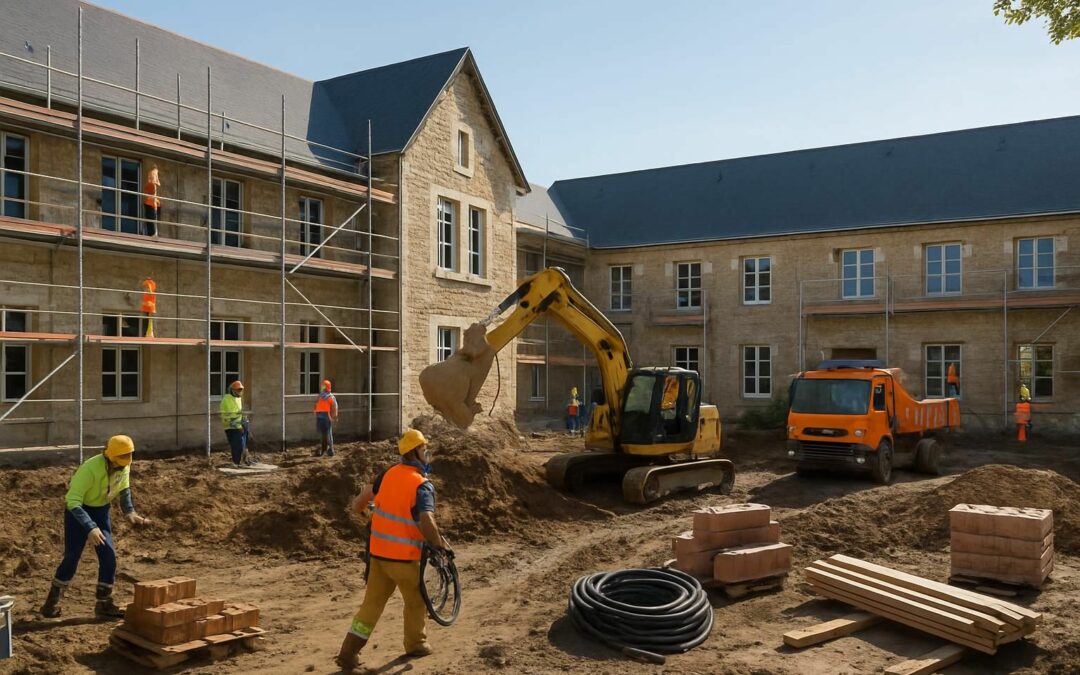 découvrez comment les collèges de l'eure se transforment en chantiers pendant les vacances scolaires pour améliorer les infrastructures et offrir un meilleur cadre aux élèves.