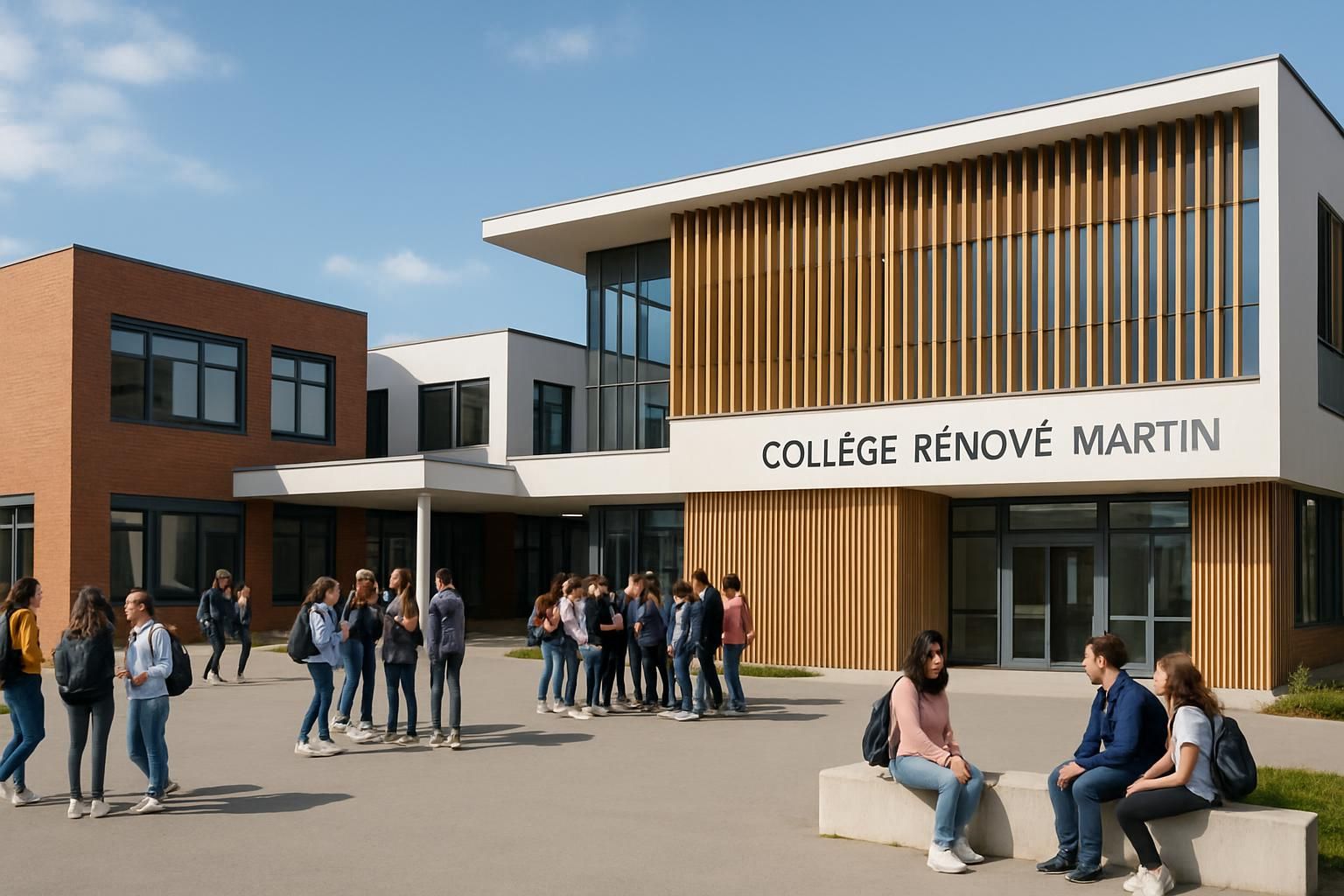 découvrez comment des millions d'euros et des années de travaux ont permis de transformer un collège du lot, alliant modernité et confort pour les élèves.