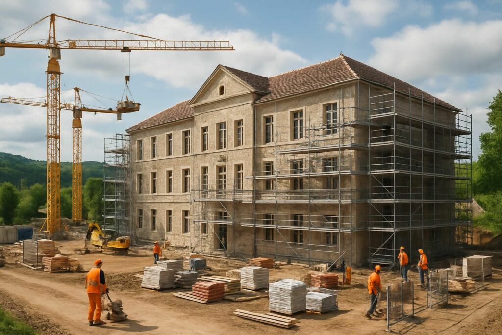 découvrez comment des millions d'euros et des années de travaux ont permis de transformer ce collège dans le lot, offrant un environnement moderne et adapté aux élèves.