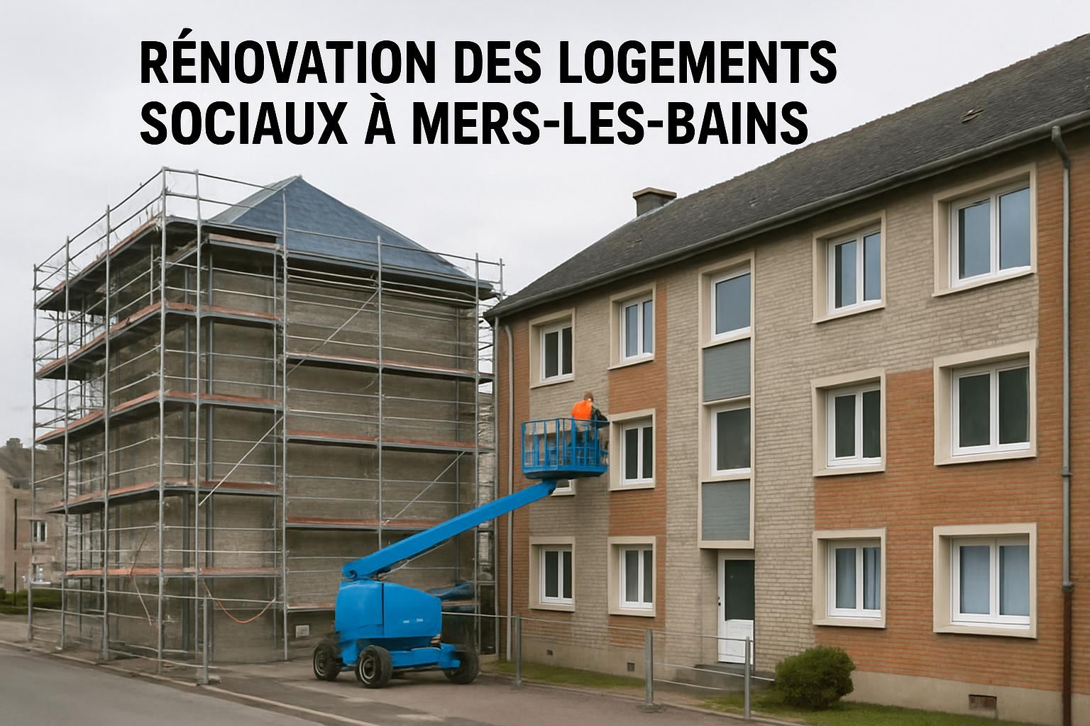 mers-les-bains initie un grand projet de rénovation visant à rénover 80 logements sociaux, améliorant ainsi le confort et la qualité de vie de ses habitants.