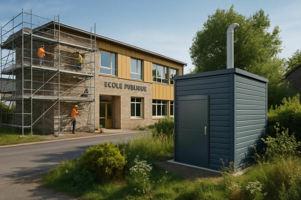 découvrez le projet de rénovation d'une école publique en ille-et-vilaine, incluant l'installation d'une chaudière collective pour améliorer le confort et l'efficacité énergétique dans une commune locale.