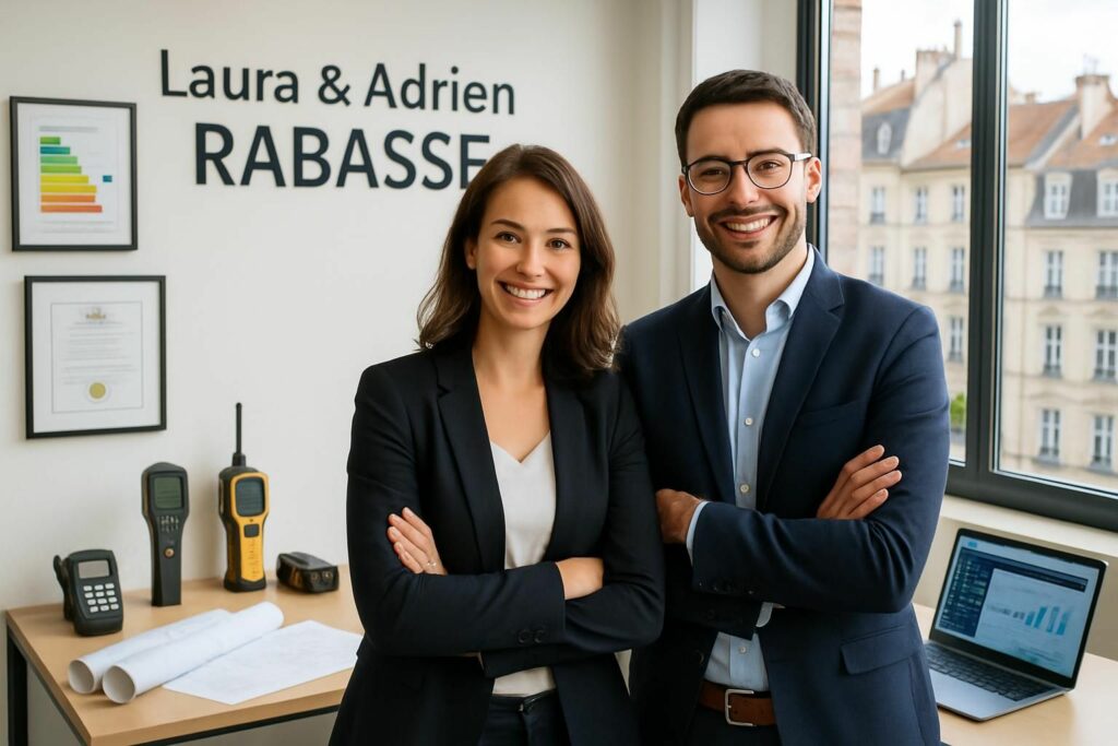 découvrez l'agence de laura et adrien rabasse, experts en diagnostics immobiliers : dpe, amiante, plomb, pour des inspections fiables et précises au cœur de votre région.