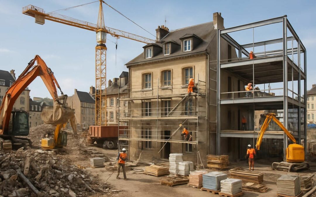 partelios à lisieux : expert en démolition, rénovation et reconstruction, au service de la transformation urbaine pour un développement durable et harmonieux.