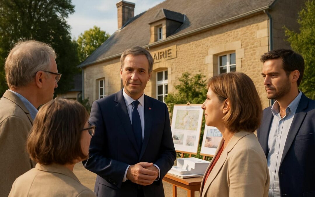 le sous-préfet de mortagne-au-perche visite tourouvre-au-perche pour découvrir les nouveaux projets en cours et échanger avec les acteurs locaux.